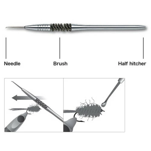 C&F Design CFT-70 3-in-1 Dubbing Brush 1 C&F Design CFT-70 3-in-1 Dubbing Brush