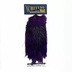 Whiting Farms American Rooster Saddle Purple